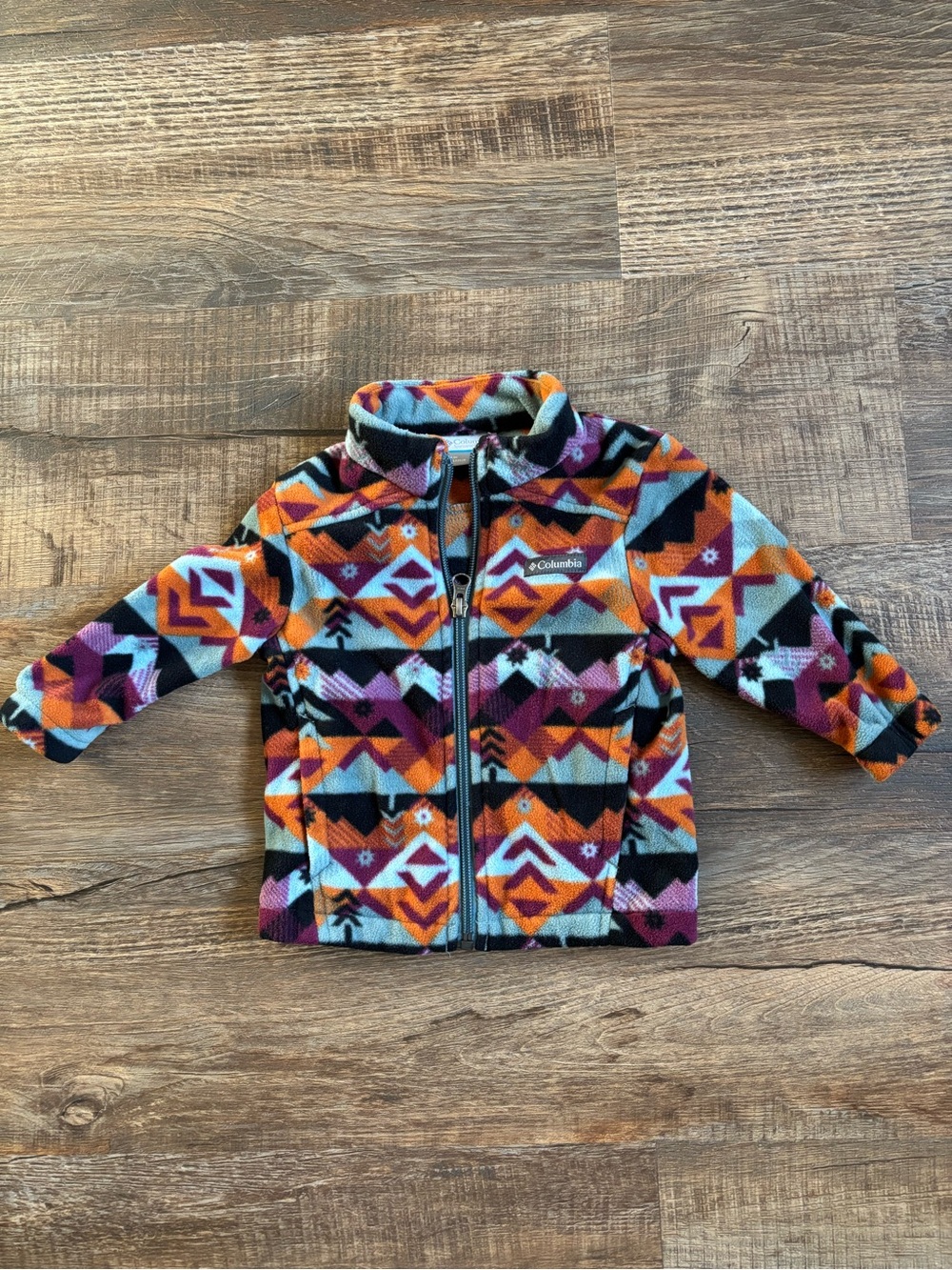 Columbia Baby Print Fleece Jacket Size 6 - 12 months